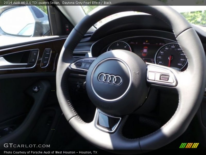 Daytona Grey Pearl Effect / Black 2014 Audi A6 3.0 TDI quattro Sedan