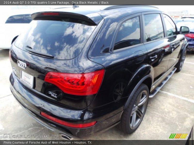 Orca Black Metallic / Black 2014 Audi Q7 3.0 TFSI quattro S Line Package