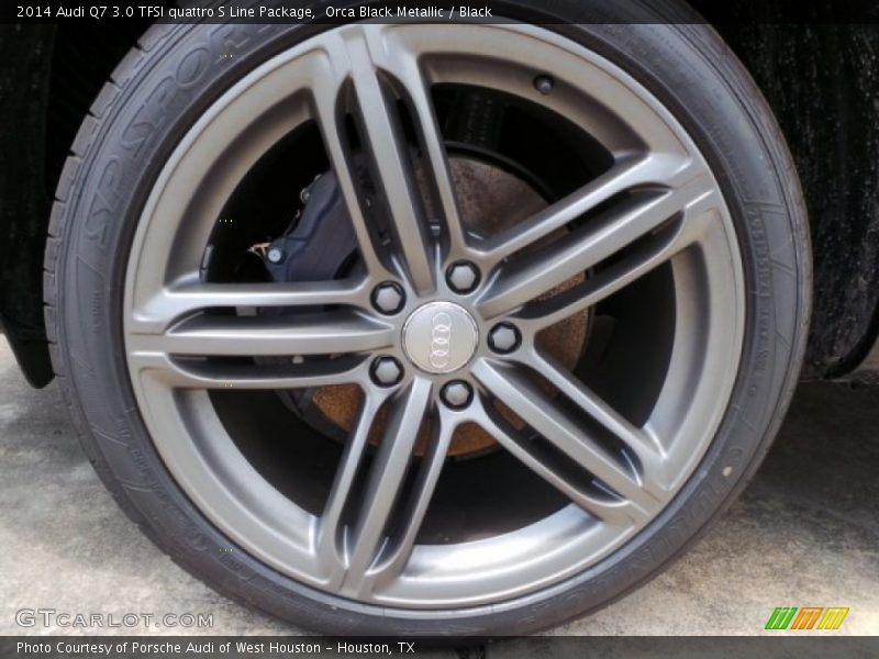 Orca Black Metallic / Black 2014 Audi Q7 3.0 TFSI quattro S Line Package
