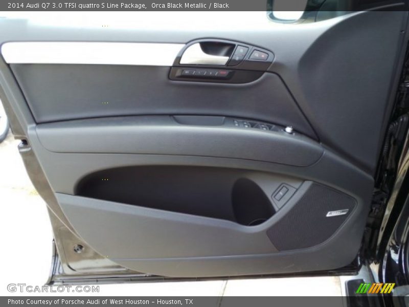 Orca Black Metallic / Black 2014 Audi Q7 3.0 TFSI quattro S Line Package