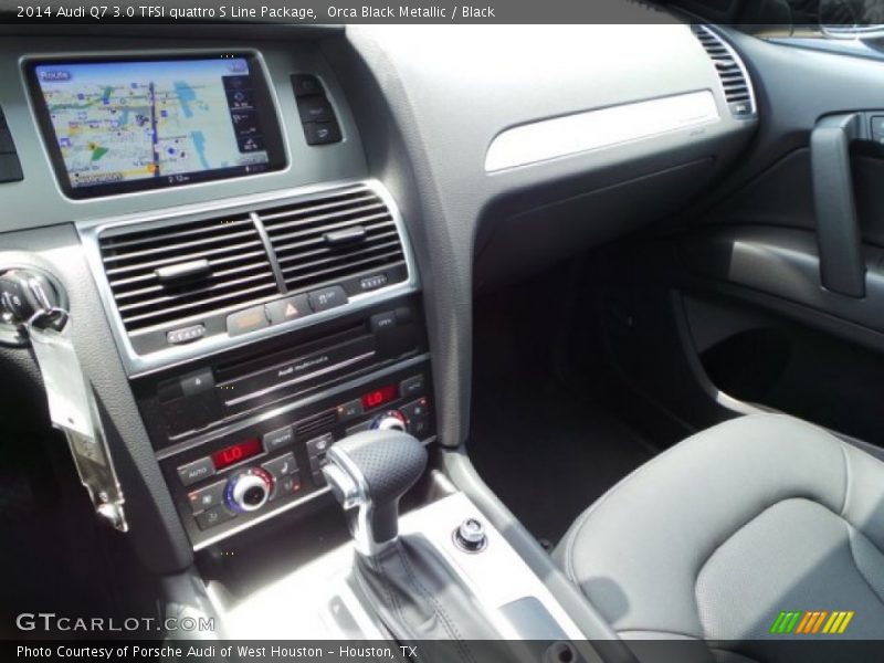 Orca Black Metallic / Black 2014 Audi Q7 3.0 TFSI quattro S Line Package