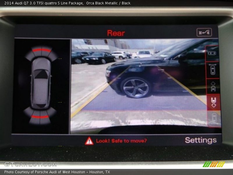 Orca Black Metallic / Black 2014 Audi Q7 3.0 TFSI quattro S Line Package