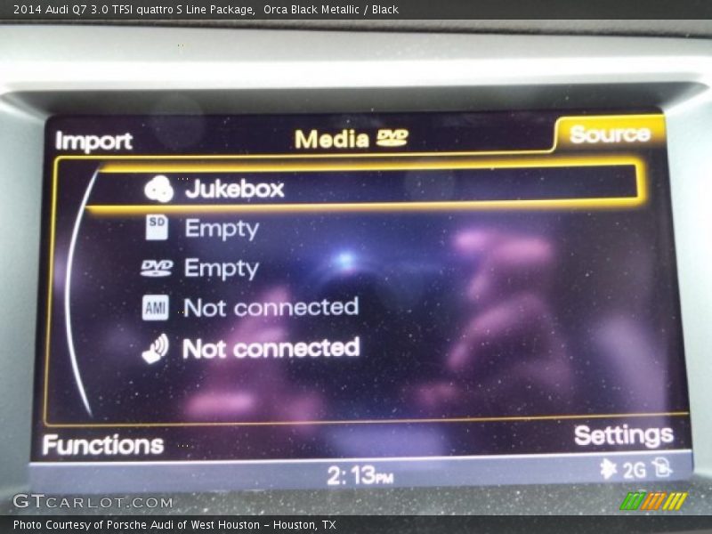 Orca Black Metallic / Black 2014 Audi Q7 3.0 TFSI quattro S Line Package