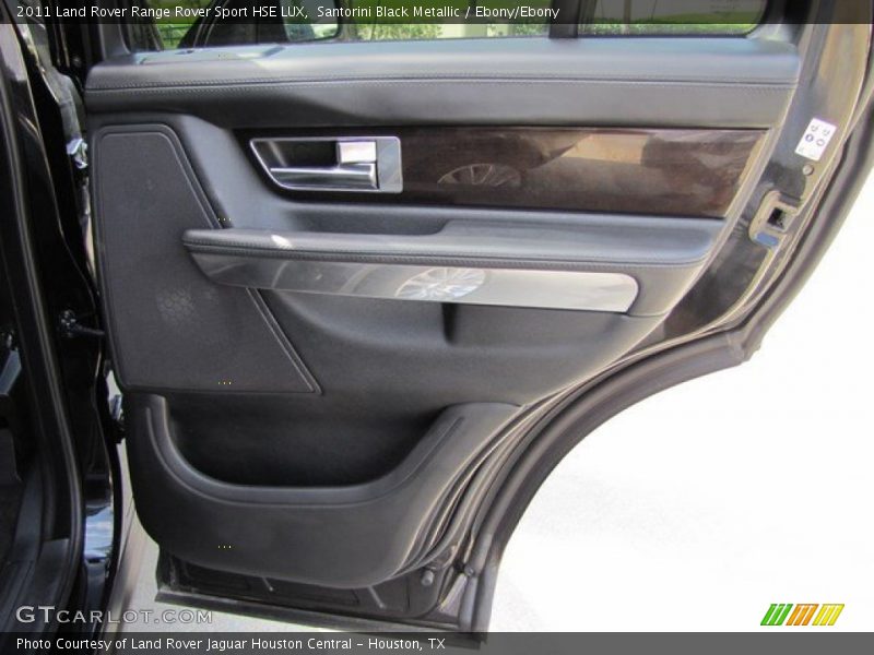Santorini Black Metallic / Ebony/Ebony 2011 Land Rover Range Rover Sport HSE LUX