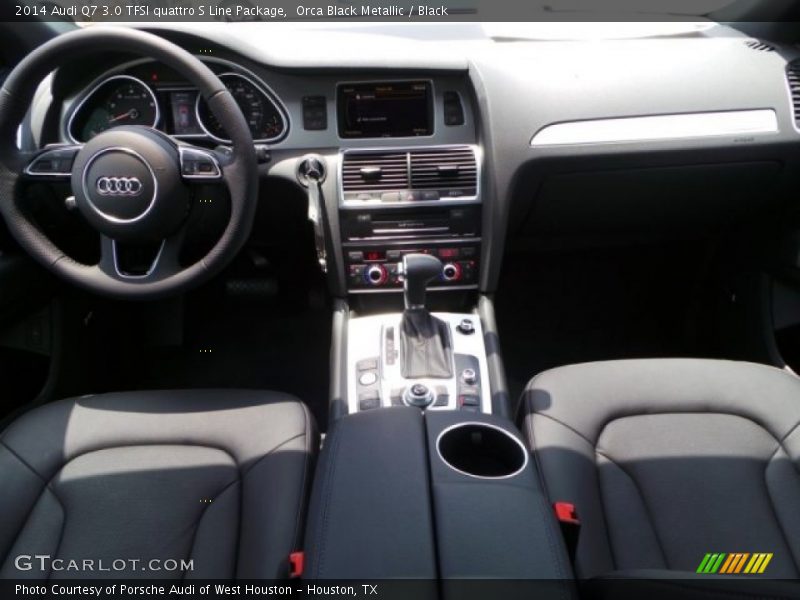 Orca Black Metallic / Black 2014 Audi Q7 3.0 TFSI quattro S Line Package