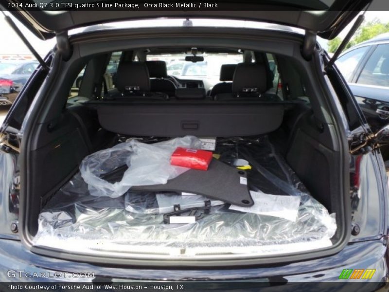 Orca Black Metallic / Black 2014 Audi Q7 3.0 TFSI quattro S Line Package
