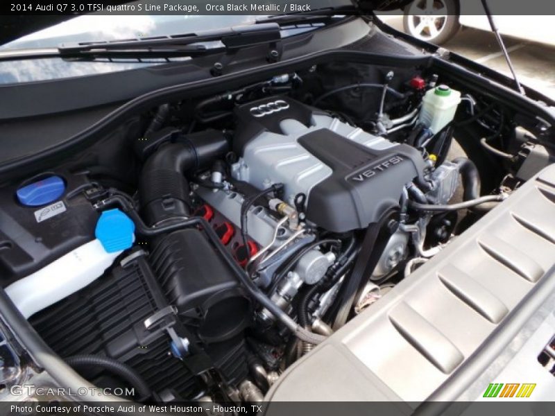 Orca Black Metallic / Black 2014 Audi Q7 3.0 TFSI quattro S Line Package