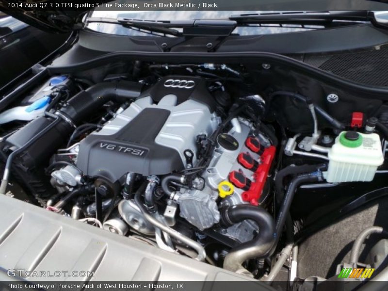 Orca Black Metallic / Black 2014 Audi Q7 3.0 TFSI quattro S Line Package