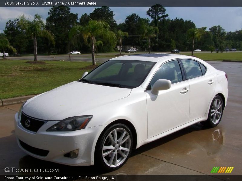 Crystal White / Cashmere Beige 2006 Lexus IS 250