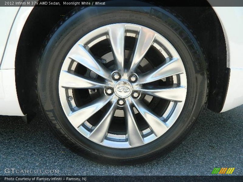 Moonlight White / Wheat 2012 Infiniti M 37x AWD Sedan