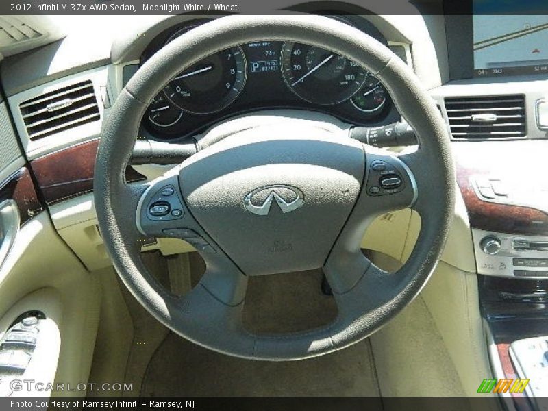 Moonlight White / Wheat 2012 Infiniti M 37x AWD Sedan