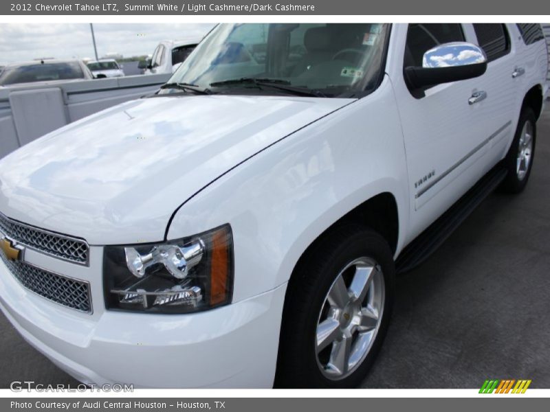 Summit White / Light Cashmere/Dark Cashmere 2012 Chevrolet Tahoe LTZ