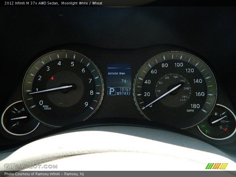 Moonlight White / Wheat 2012 Infiniti M 37x AWD Sedan