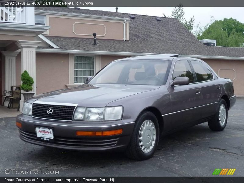 Dark Taupe Metallic / Brown 1992 Lexus LS 400