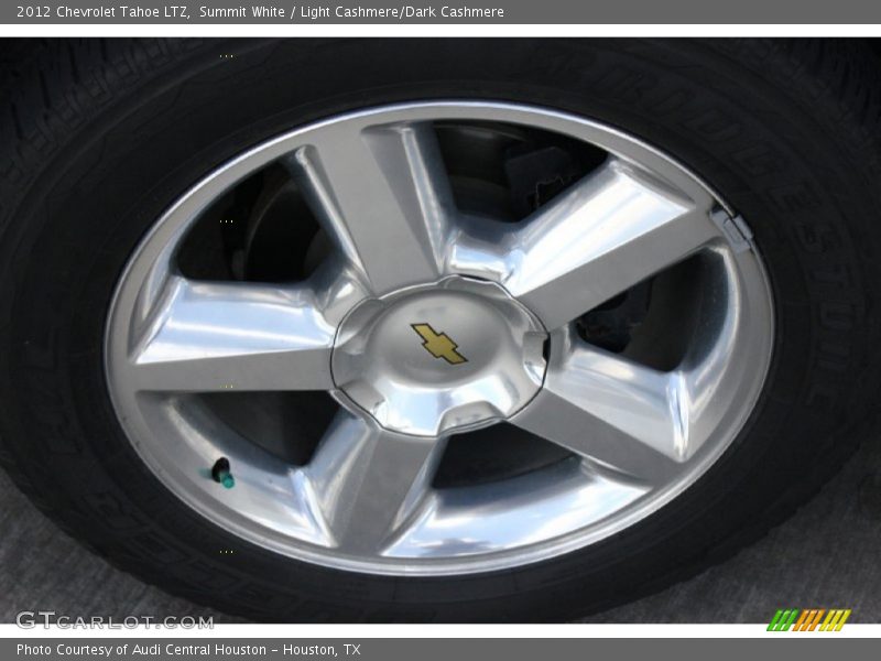 Summit White / Light Cashmere/Dark Cashmere 2012 Chevrolet Tahoe LTZ