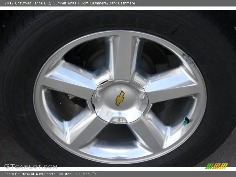 Summit White / Light Cashmere/Dark Cashmere 2012 Chevrolet Tahoe LTZ