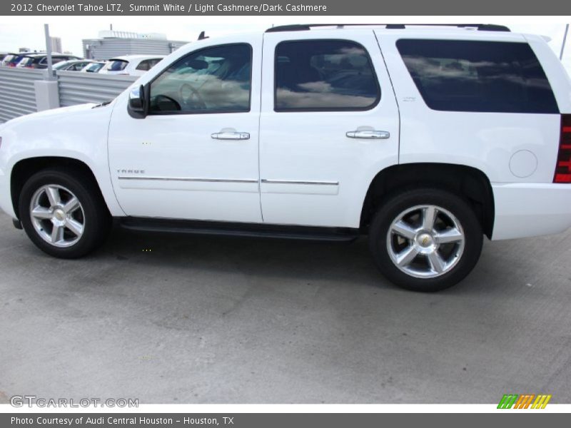 Summit White / Light Cashmere/Dark Cashmere 2012 Chevrolet Tahoe LTZ