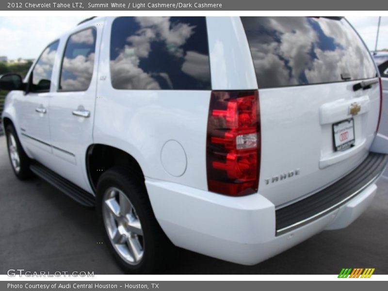 Summit White / Light Cashmere/Dark Cashmere 2012 Chevrolet Tahoe LTZ