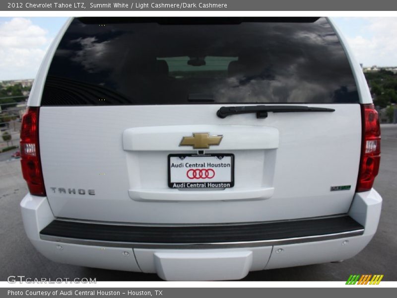Summit White / Light Cashmere/Dark Cashmere 2012 Chevrolet Tahoe LTZ