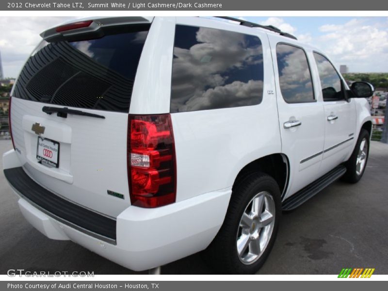 Summit White / Light Cashmere/Dark Cashmere 2012 Chevrolet Tahoe LTZ