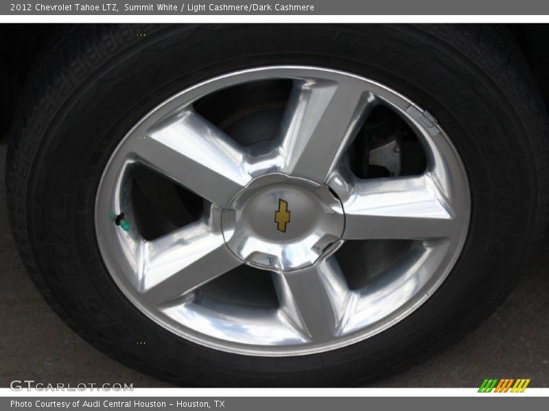 Summit White / Light Cashmere/Dark Cashmere 2012 Chevrolet Tahoe LTZ