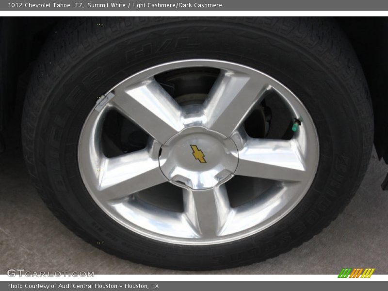 Summit White / Light Cashmere/Dark Cashmere 2012 Chevrolet Tahoe LTZ