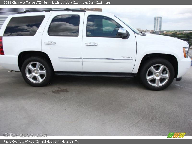 Summit White / Light Cashmere/Dark Cashmere 2012 Chevrolet Tahoe LTZ
