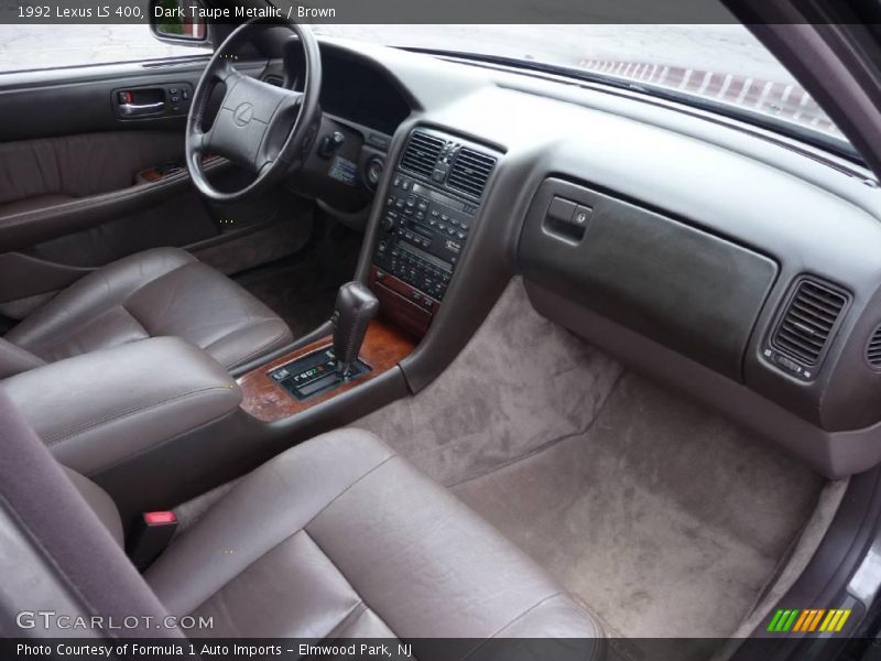 Dark Taupe Metallic / Brown 1992 Lexus LS 400