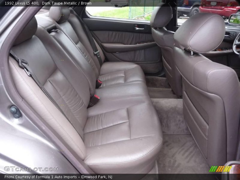 Dark Taupe Metallic / Brown 1992 Lexus LS 400