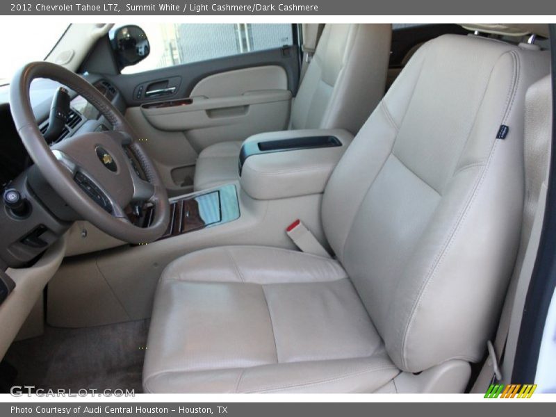 Summit White / Light Cashmere/Dark Cashmere 2012 Chevrolet Tahoe LTZ