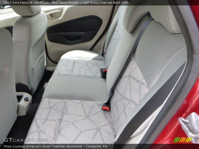 Red Candy Metallic / Light Stone/Charcoal Black Cloth 2011 Ford Fiesta SE Hatchback