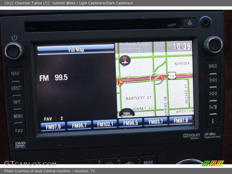 Summit White / Light Cashmere/Dark Cashmere 2012 Chevrolet Tahoe LTZ