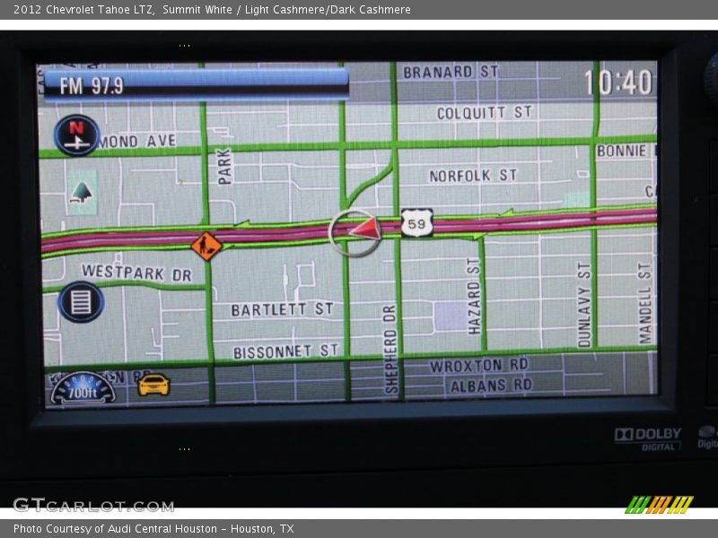 Summit White / Light Cashmere/Dark Cashmere 2012 Chevrolet Tahoe LTZ