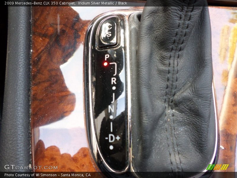 Iridium Silver Metallic / Black 2009 Mercedes-Benz CLK 350 Cabriolet