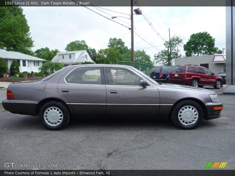 Dark Taupe Metallic / Brown 1992 Lexus LS 400