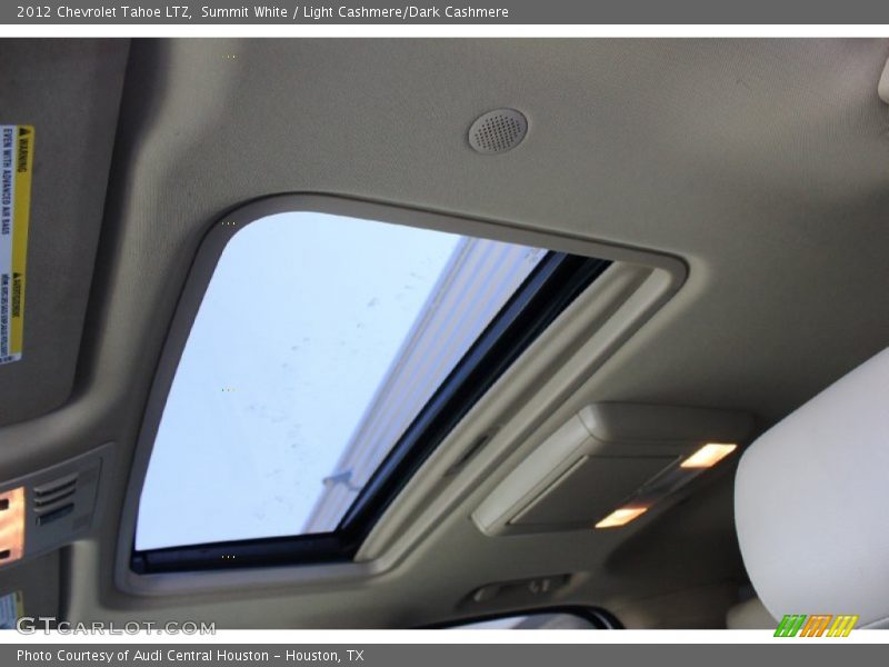 Summit White / Light Cashmere/Dark Cashmere 2012 Chevrolet Tahoe LTZ