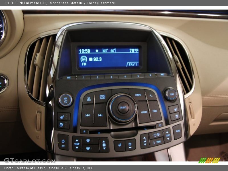 Mocha Steel Metallic / Cocoa/Cashmere 2011 Buick LaCrosse CXS