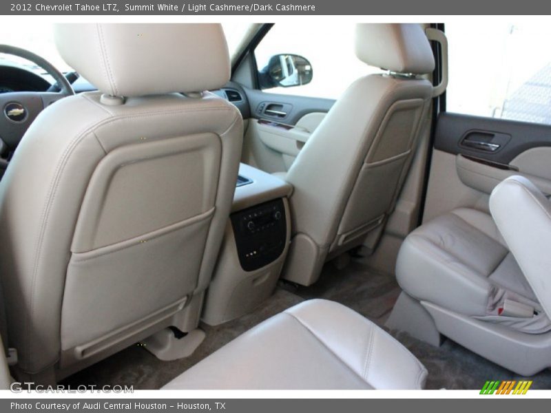 Summit White / Light Cashmere/Dark Cashmere 2012 Chevrolet Tahoe LTZ