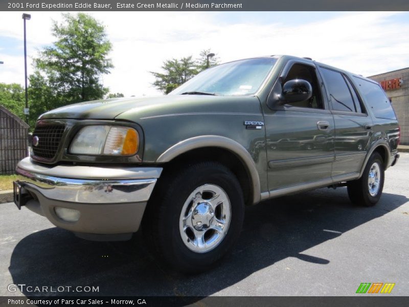 Estate Green Metallic / Medium Parchment 2001 Ford Expedition Eddie Bauer