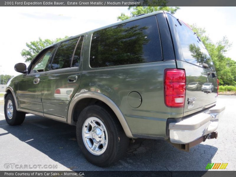 Estate Green Metallic / Medium Parchment 2001 Ford Expedition Eddie Bauer