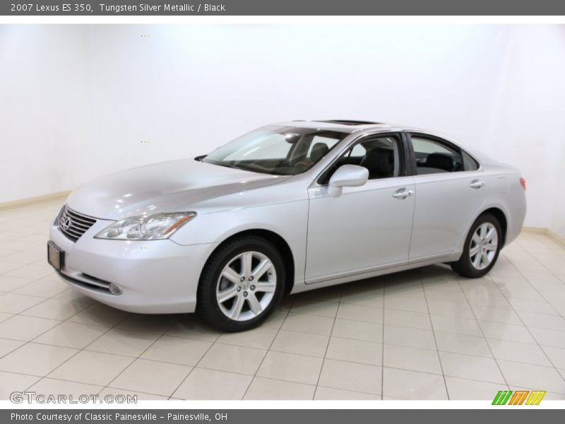 Tungsten Silver Metallic / Black 2007 Lexus ES 350