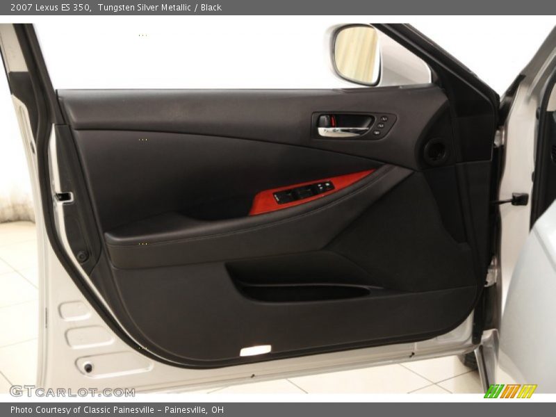 Tungsten Silver Metallic / Black 2007 Lexus ES 350