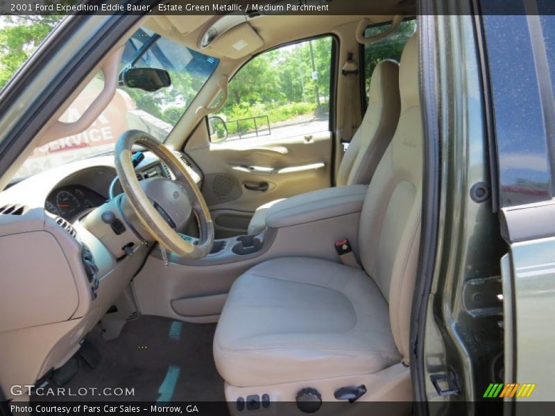 Estate Green Metallic / Medium Parchment 2001 Ford Expedition Eddie Bauer