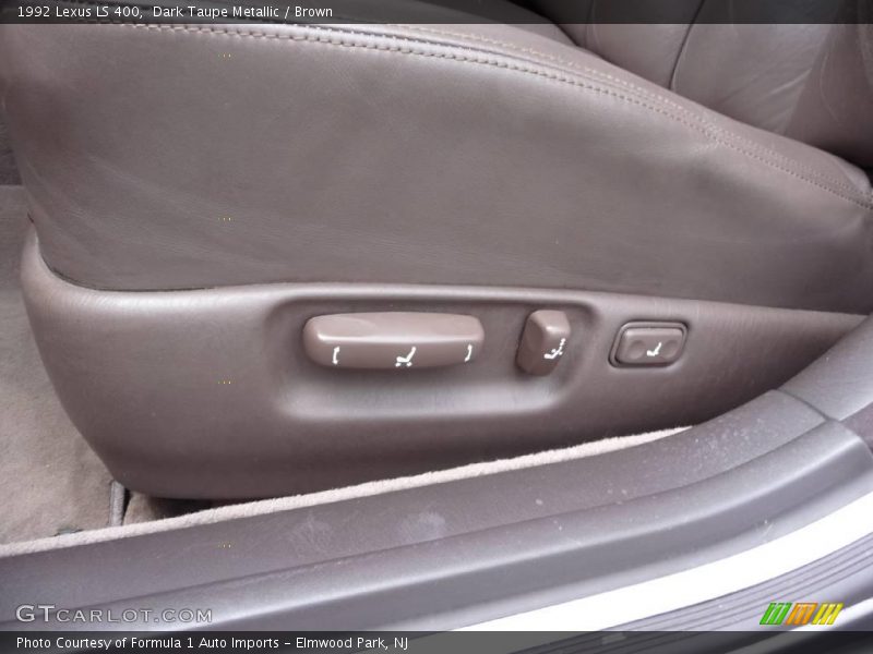 Dark Taupe Metallic / Brown 1992 Lexus LS 400
