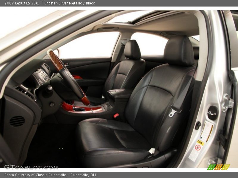 Tungsten Silver Metallic / Black 2007 Lexus ES 350