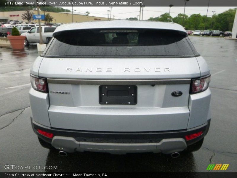 Indus Silver Metallic / Ebony 2012 Land Rover Range Rover Evoque Coupe Pure