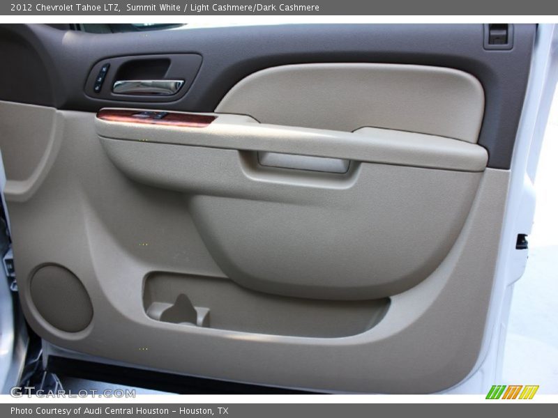 Summit White / Light Cashmere/Dark Cashmere 2012 Chevrolet Tahoe LTZ