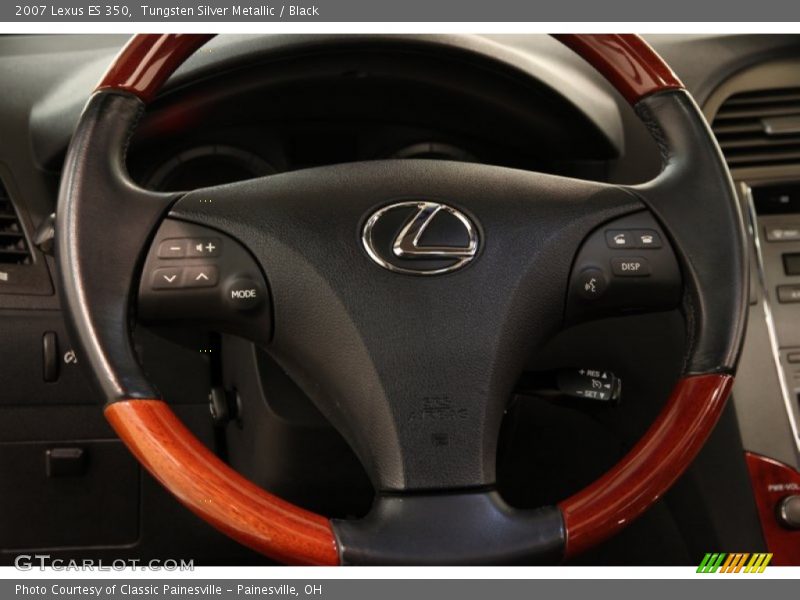 Tungsten Silver Metallic / Black 2007 Lexus ES 350