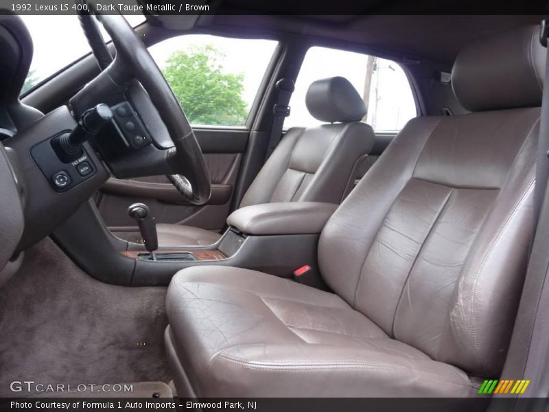Dark Taupe Metallic / Brown 1992 Lexus LS 400