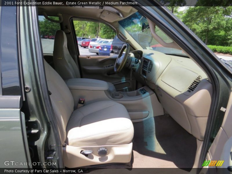 Estate Green Metallic / Medium Parchment 2001 Ford Expedition Eddie Bauer